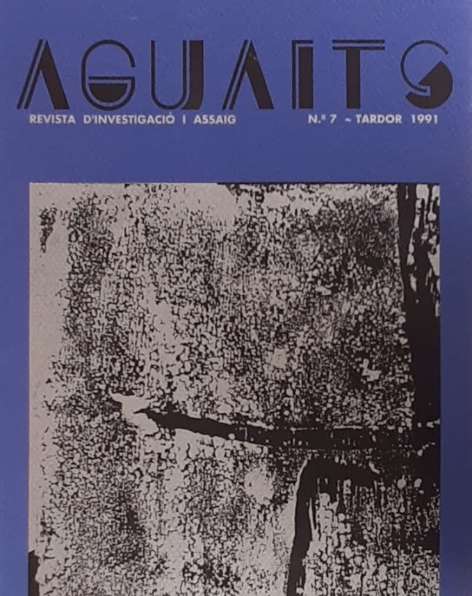 Aguaits. Nº 7. Tardor 1991