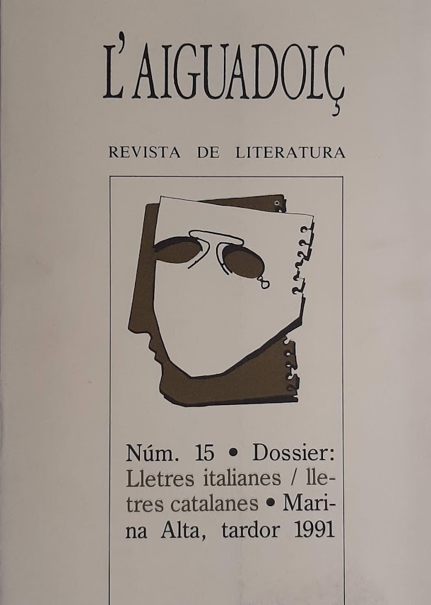 L'Aigualdolç. Nº 15. Lletres italianes / lletres catalanes. Marina Alta, tardor 1991