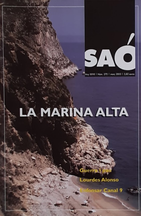 La Marina Alta. Revista Saó. Nº 270. Març 2003