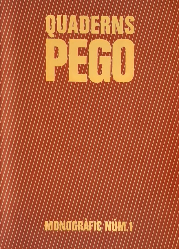 Quaderns de Pego. Monogràfic Nº 1